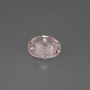 Morganite rose naturelle coupe ovale, 1,27 ct, VVS-VS