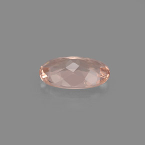Morganite rose naturelle coupe ovale, 1,17 ct, VVS-VS