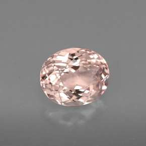 Morganite rose naturelle coupe ovale, 1,86 ct, VS