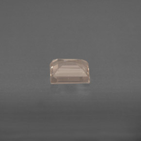 Morganite rose naturelle baguette, 0,64 ct, VS