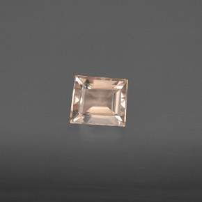 Morganite rose naturelle baguette, 0,80 ct, VS