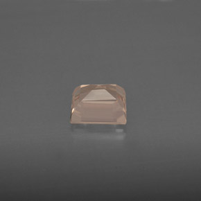 Morganite rose naturelle baguette, 0,80 ct, VS