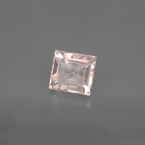 Morganite rose naturelle baguette, 1,42 ct, VVS
