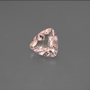 Morganite Rose clair naturelle Trillion, 1.03 ct, VVS-VS