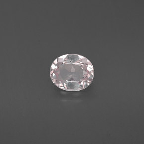 Morganite rose naturelle coupe ovale, 0,54 ct, VVS-VS