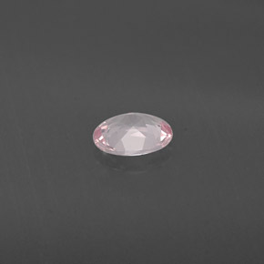 Morganite rose naturelle coupe ovale, 0,54 ct, VVS-VS