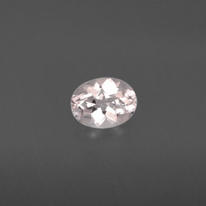 Morganite rose naturelle coupe ovale, 0,62 ct, VVS-VS