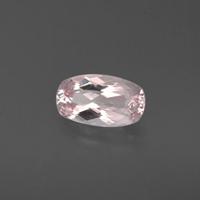 Morganite rose naturelle coupe coussin, 1,09 ct, VVS-VS