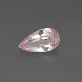 Morganite rose naturelle en forme de poire, 1,21 ct, VVS-VS