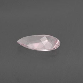 Morganite rose naturelle en forme de poire, 1,21 ct, VVS-VS