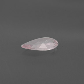Morganite rose naturelle en forme de poire, 0,67 ct, VVS-VS