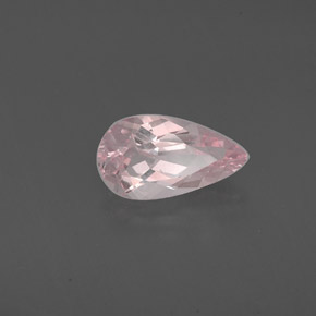 Morganite rose naturelle en forme de poire, 1,25 ct, VVS-VS