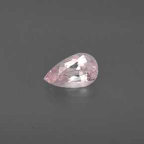 Morganite rose naturelle en forme de poire, 0,73 ct, VVS-VS