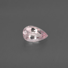 Morganite rose naturelle en forme de poire, 0,73 ct, VVS-VS