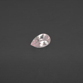 Morganite Rose clair naturelle En forme de poire, 0.40 ct, VVS-VS
