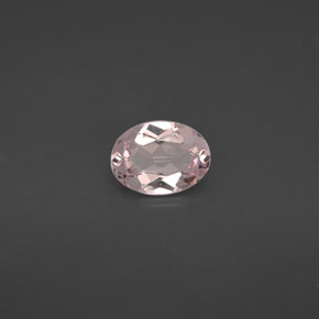Morganite Rose clair naturelle Coupe ovale, 1.06 ct, VVS