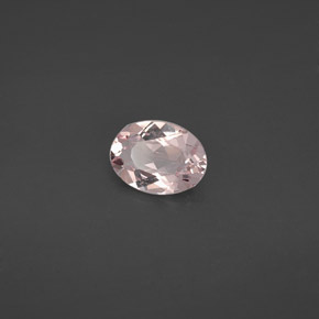 Morganite Rose clair naturelle Coupe ovale, 1.06 ct, VVS