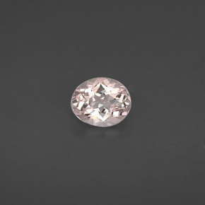 Morganite rose naturelle coupe ovale, 1,12 ct, VVS
