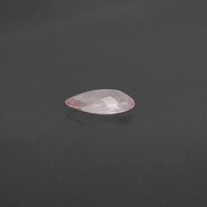 Morganite rose naturelle en forme de poire, 0,92 ct, VVS