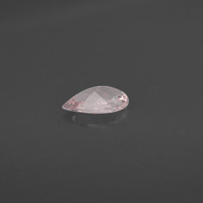Morganite rose naturelle en forme de poire, 1,11 ct, VVS
