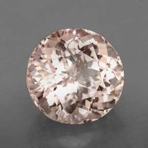 Morganite rose naturelle coupe ovale, 6,79 ct, VVS-VS