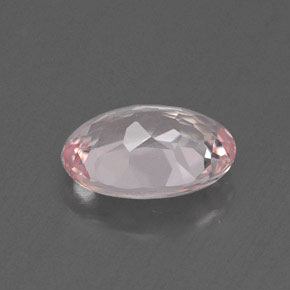 Morganite rose naturelle coupe ovale, 0,88 ct, IF