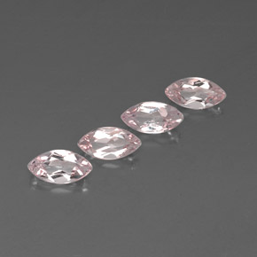 Morganite rose naturelle marquise, 2,28 ct, VVS