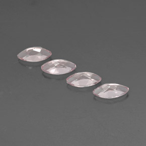 Morganite rose naturelle marquise, 2,28 ct, VVS