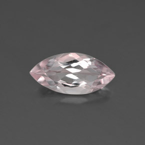 Morganite rose naturelle marquise, 0,92 ct, VVS