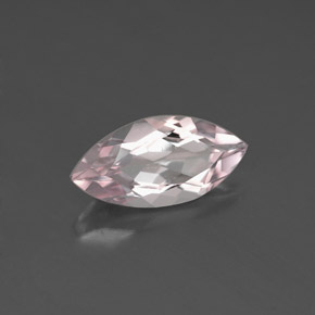 Morganite rose naturelle marquise, 0,92 ct, VVS