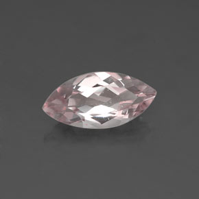 Morganite rose naturelle marquise, 0,96 ct, VVS-VS