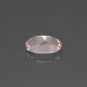 Morganite rose naturelle coupe ovale, 0,46 ct, VVS