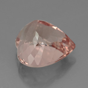 Morganite Saumon naturelle Forme de coeur, 5.76 ct, VVS-VS