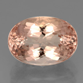 Morganite rose naturelle coupe ovale, 5,21 ct, SI