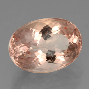 Morganite rose naturelle coupe ovale, 5,21 ct, SI
