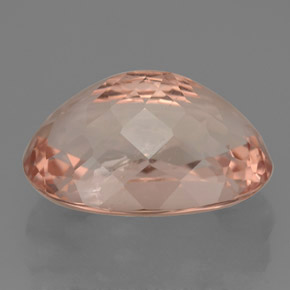 Morganite rose naturelle coupe ovale, 5,21 ct, SI