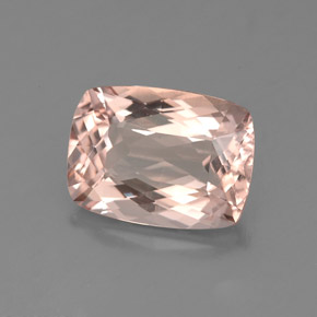 Morganite rose naturelle coupe coussin, 2,97 ct, VS