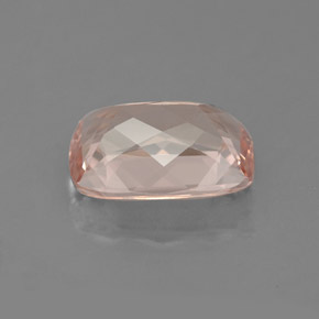 Morganite rose naturelle coupe coussin, 2,97 ct, VS