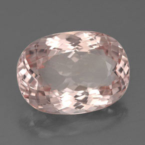Morganite rose naturelle coupe ovale, 4,46 ct, IF