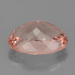 Morganite Saumon naturelle Coupe ovale, 4.85 ct, VVS
