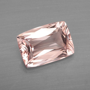 Morganite Rose clair naturelle Baquette, 2.19 ct, VVS