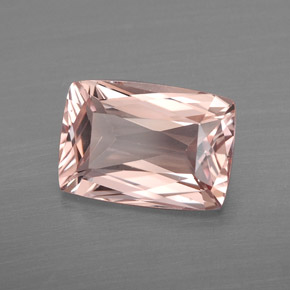 Morganite Rose clair naturelle Baquette, 2.19 ct, VVS