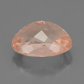 Morganite rose naturelle coupe ovale, 4,64 ct, VVS-VS