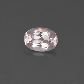 Morganite rose naturelle coupe ovale, 0,73 ct, VVS-VS