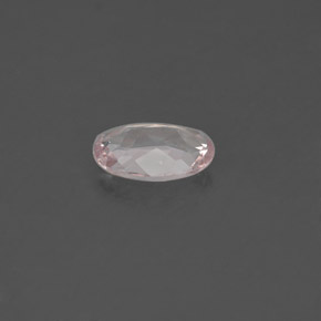 Morganite rose naturelle coupe ovale, 0,68 ct, VVS-VS