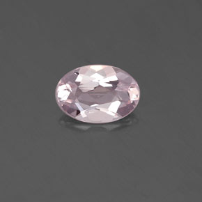 Morganite Rose clair naturelle Coupe ovale, 0.49 ct, VVS-VS