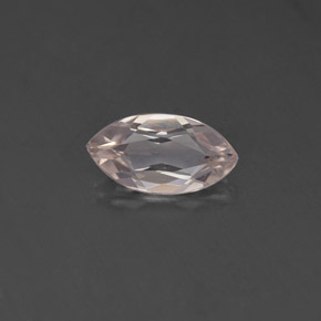 Morganite rose naturelle marquise, 0,53 ct, VS