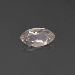Morganite rose naturelle marquise, 0,53 ct, VS