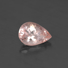 Morganite rose naturelle en forme de poire, 1,80 ct, VS-SI
