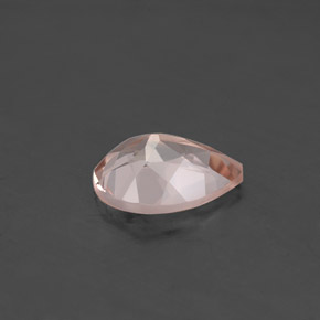 Morganite rose naturelle en forme de poire, 1,63 ct, VVS-VS